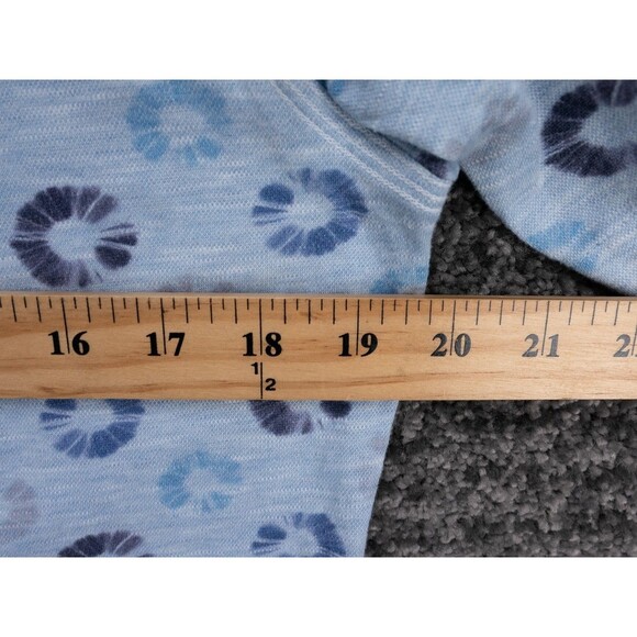 Johnnie O Shirt Mens Medium (Small Fit) Blue Circle Print Top Shelf Short Sleeve - Picture 6 of 9